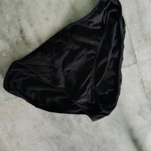 Black Cotton Panty