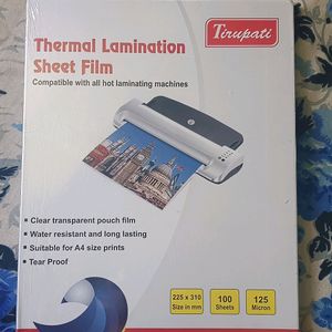 Lamination Sheet A4