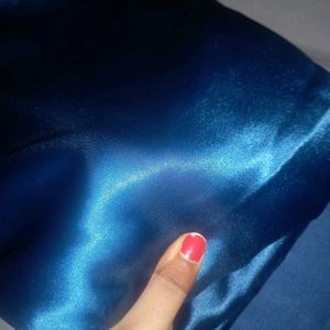 Navy Blue Simple Saree