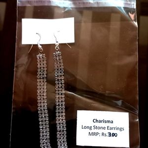 Charisma Long Stone Earrings