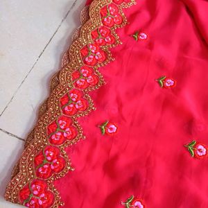 Beautiful Full Embroided Saree