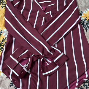 Maroon Full sleeve Top