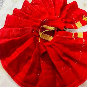 Laddu Gopal Fancy Dress Fabric Sefon Size 4,5,6,7