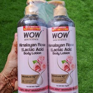 Set Of 2 Wow Himalayan Rose Body Lotion