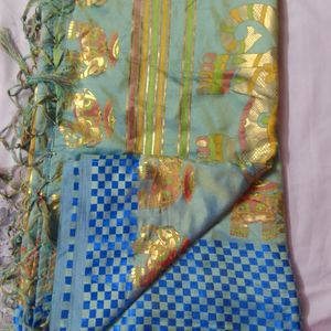 Fixed 450-Fancy Saree Unique Elephant Design