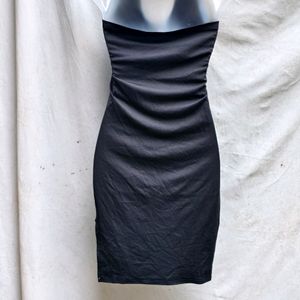 I. BLACK HALTER NECK BODYCON