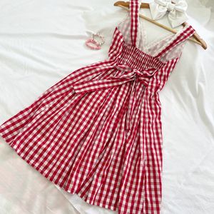 Coquette Gingham Lace Princess Picnic Dress