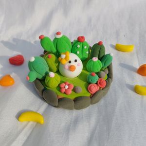 Handmade Polymer Clay Showpiece