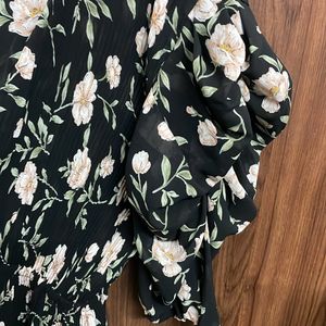 Cape Floral Top