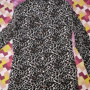 Animal Print Shirt For Women