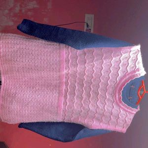 WOOLEN PINK AND PURPLE 2 Top  Inner