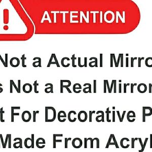 Deal price!! NEW: Acrylic Mirrors Self Stick