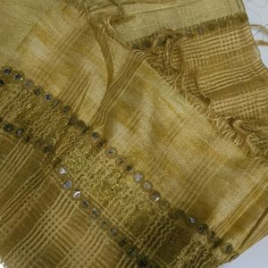 Golden Heavy Look Dupatta