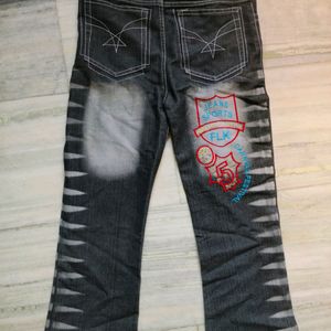 Black Bellbottom Jeans(Men's)