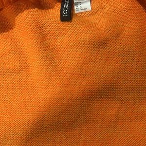 H&M Orange Knitted Cardigan