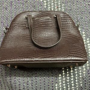 LINO PERROS HANDBAG TEXTURED WITH DETACHMENTS Y2K