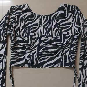 Zebra Print Top