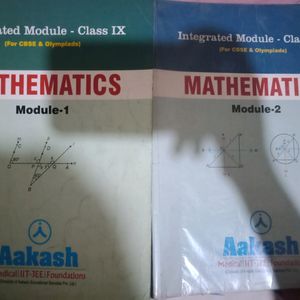 Class 9 Aakash Coaching Maths Book Module