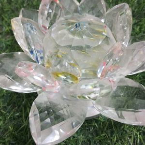 Lotus Glass  Decor Piece