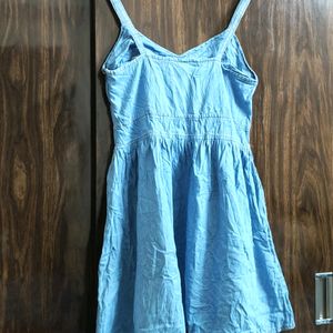 Korean One Piece Denim Dress For Women