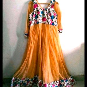 Combo Of Gown And Kurta, Skirt, Dupatta