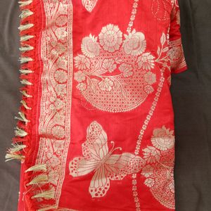 Dola Silk Saree With Siroski