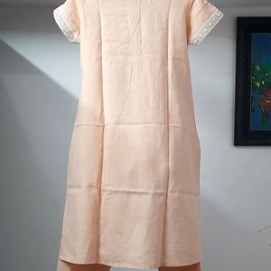 Peach Kurta Set