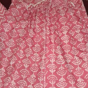 Light Pink Naira Cut Kurta Set