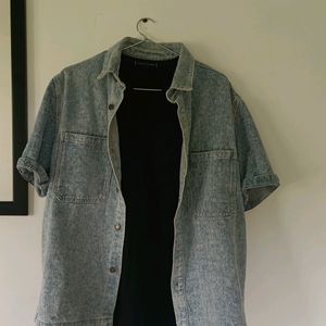 Zudio Oversized Mens Denim Shirt