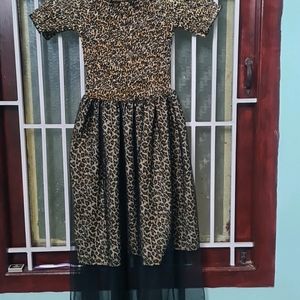 Cheetah Print Gown