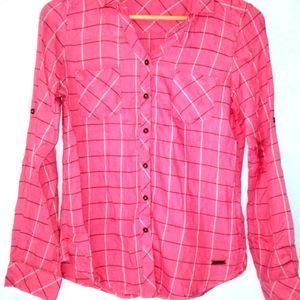 Roadster Check Printed Shirt (Women's)