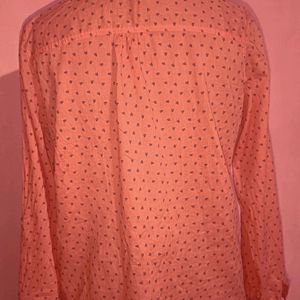 Ladies Pure Cotton Orange Top