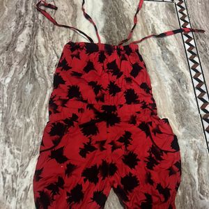 KIDS jumpsuit With Pockets And Tube Neck Straps