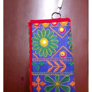 Embroidered Clutch For Women