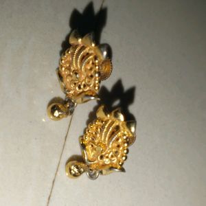 Gold Colour Earrings