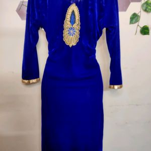 Navy Blue Shaneel Kurti set ✨💫