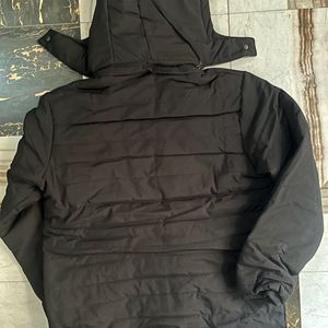 BRAND NEW MENS BLACK JACKET WITH HOODIE