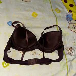 Brown Padded Bra