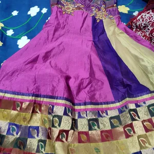 bnarsi pattern long kurti Or gown