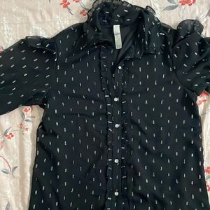 Shirt Top With Lining