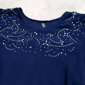 Navy Blue Top