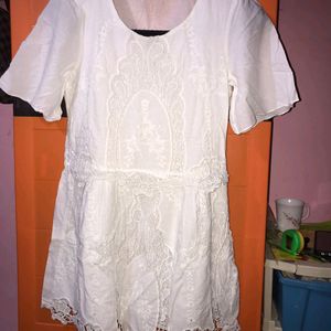 Embroidery Cotton Dress