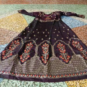 Beautiful Embroidery Work Manohari Gown