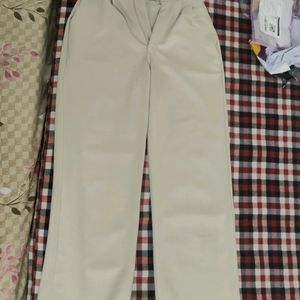 Beige Trouser For Women