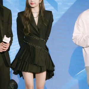 🎀Korean Black Mini Dress🎀