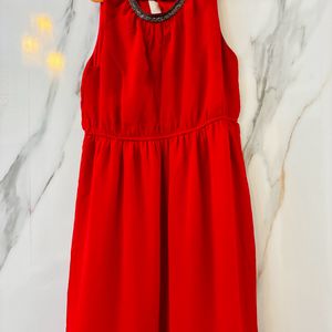 Beautiful Red Party Wear Dress