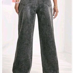 Charcoal Baggy Jeans