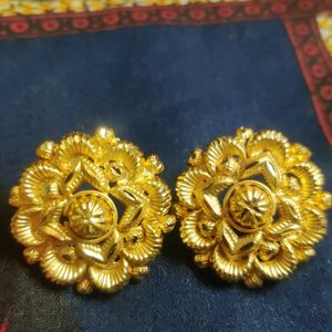 1+1 Golden Earrings New