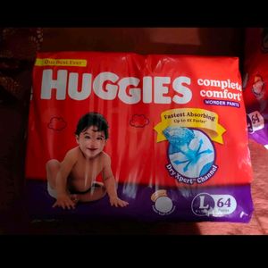 HUGGIES DIAPERS L Size