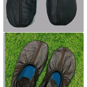 Combo Slipper With Leather Socks